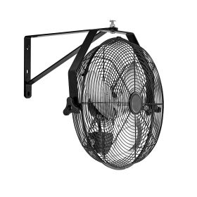 14 Inch Industrial Wall Mount Fan, High Velocity 2473 CFM Outdoor Fan with 3 Speeds, Waterproof IP44 Garage Wall Fan with Aluminum Blades for Workshop