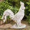 Large Magnesium Oxide Decorative Sculpture, Elegant Garden Statue for Indoor & Outdoor Décor