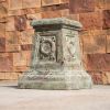 Tall Magnesium Oxide Garden Sculpture, Statement Outdoor Statue