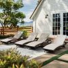 Pamapic Rattan Chaise Lounge Set