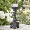 Tall Magnesium Oxide Decorative Sculpture, Elegant Garden Statue for Indoor & Outdoor Décor